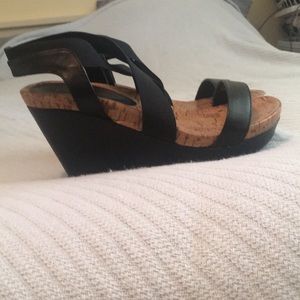 Lane Bryant wedge sandal - wide width